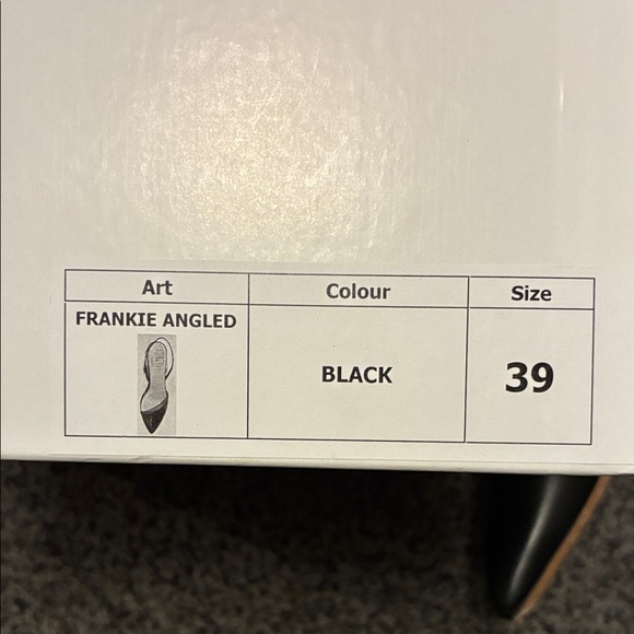 Emerson Fry Frankie Angled Black Pointed Flats 39 - Picture 9 of 11